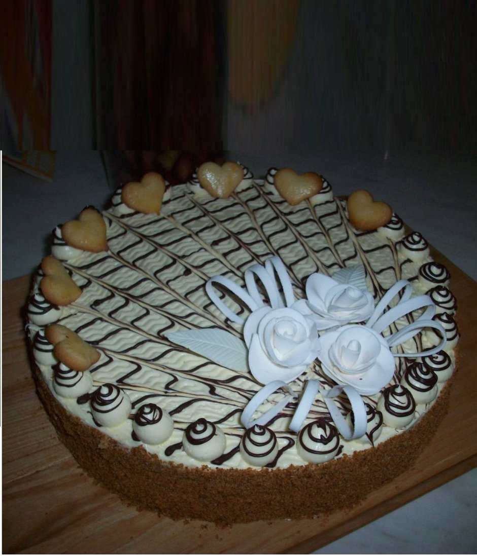 Прямоугольные торты украшенные шоколадом