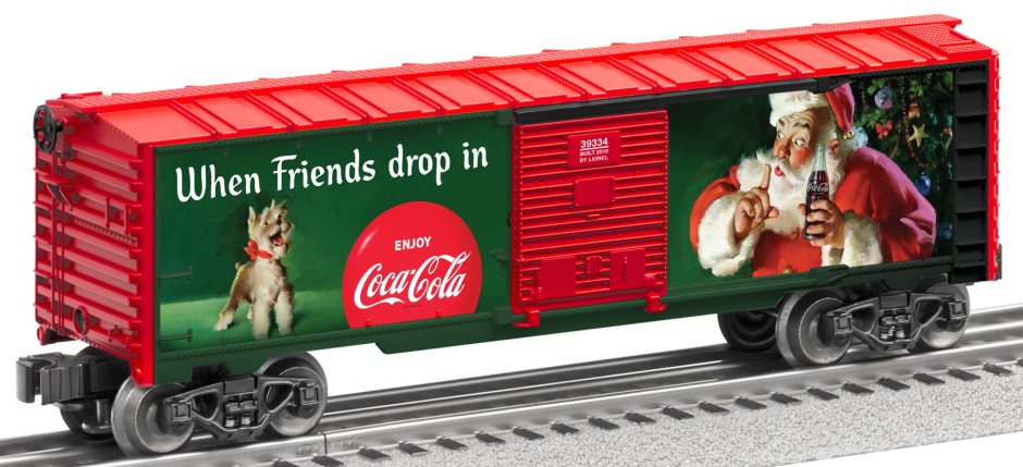 Новогодний поезд Кока кола