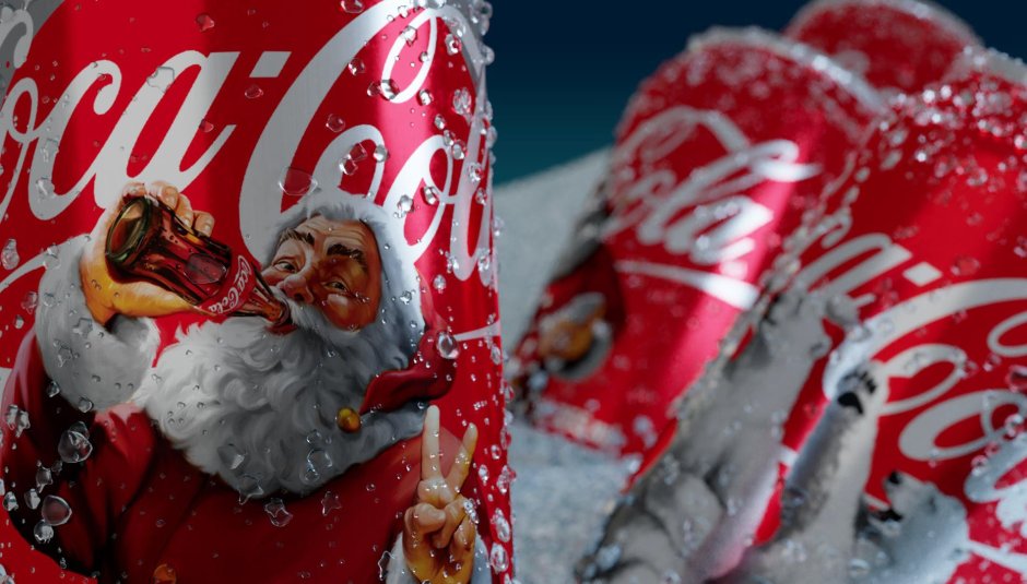 Санта Клаус Coca Cola Грузовики