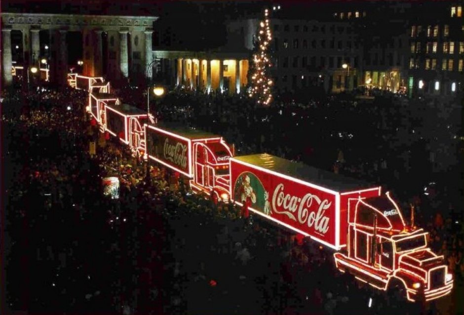 Кока кола Рождественский Караван реклама