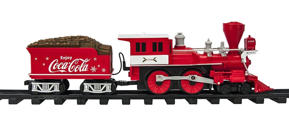 Игрушечный поезд Coca Cola