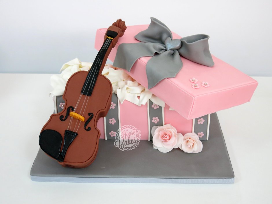 Торт «скрипка»