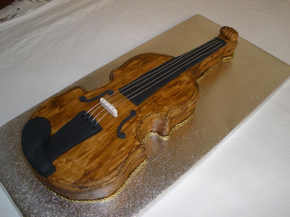 Торт скрипка для мальчика