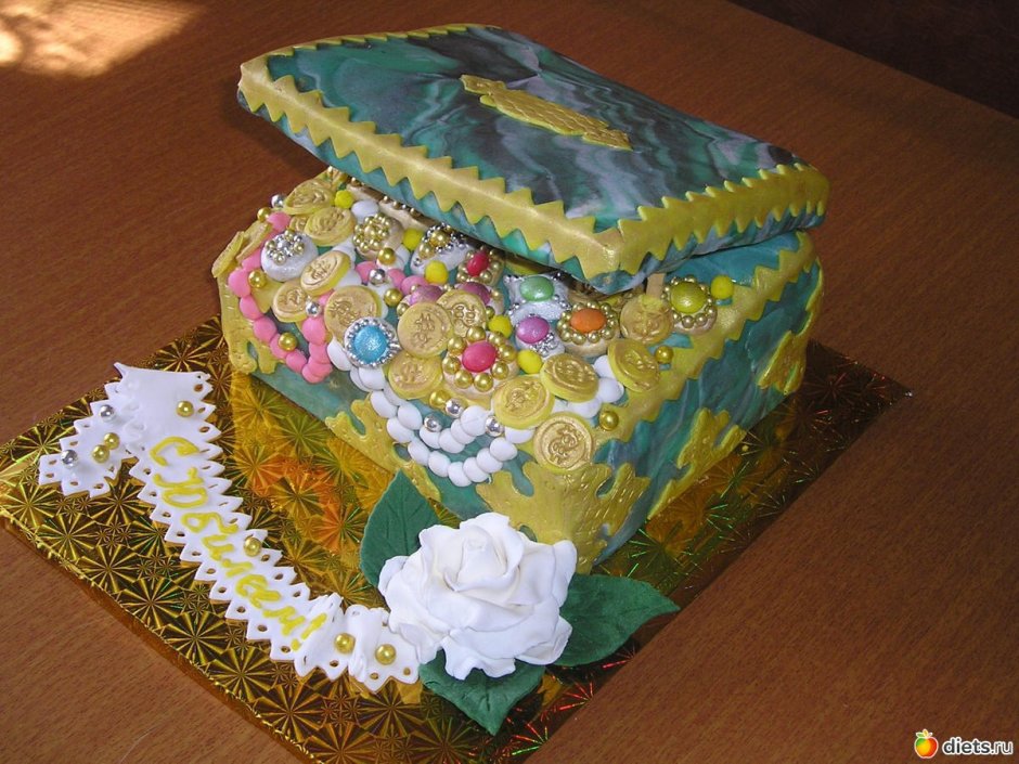 Торт шкатулка