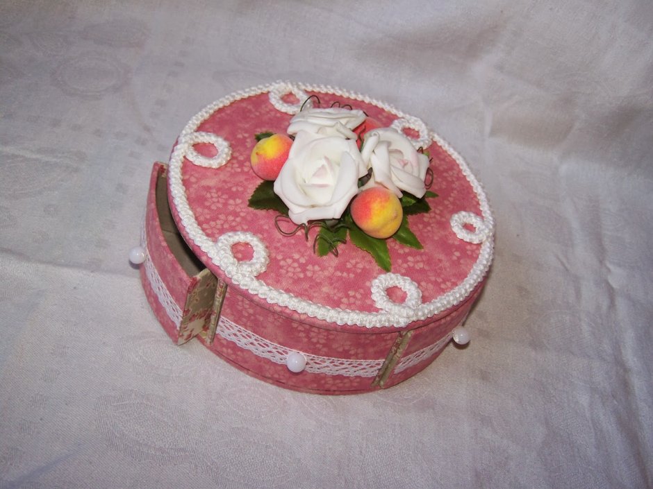 Торт шкатулка с ягодами