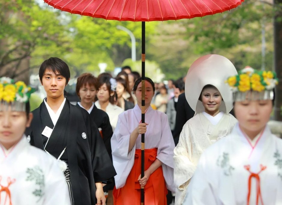 Синтоизм свадьба в Японии