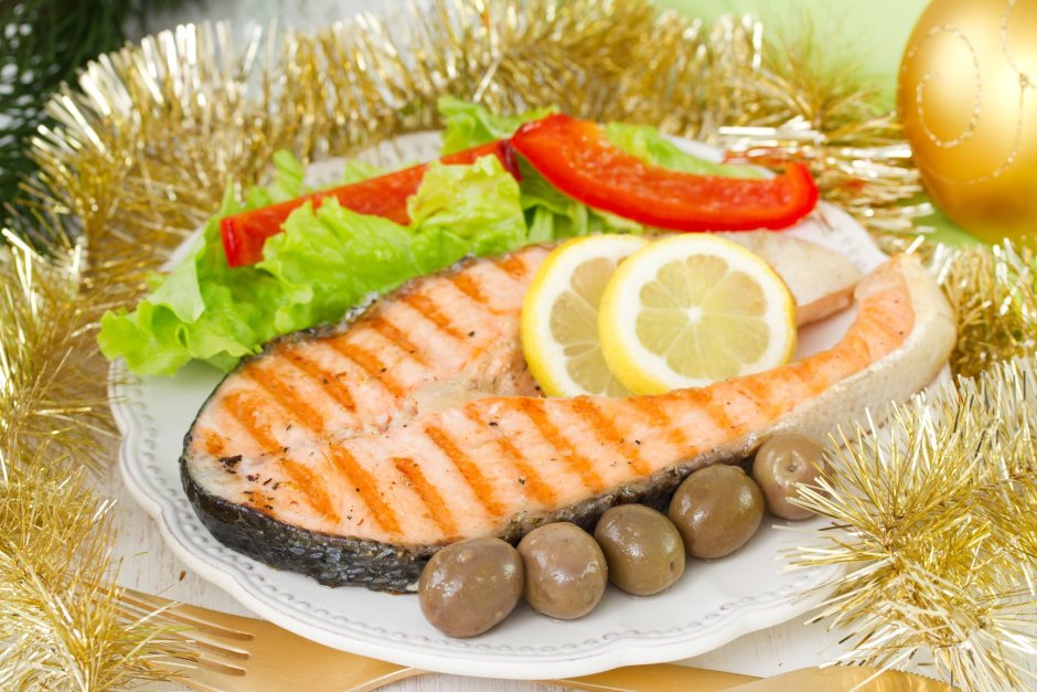 Новогодние блюда рыба