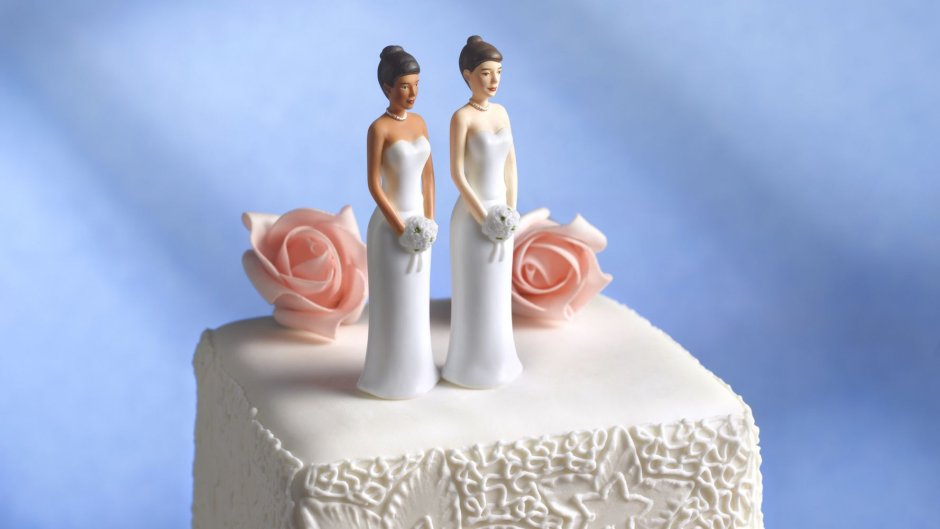 Эротичный свадебный торт