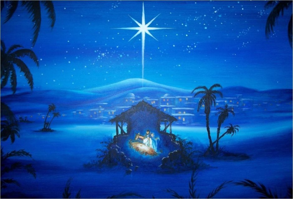 Рождественская Вифлеемская звезда свеча