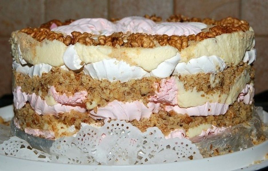 Торт пломбир без выпечки