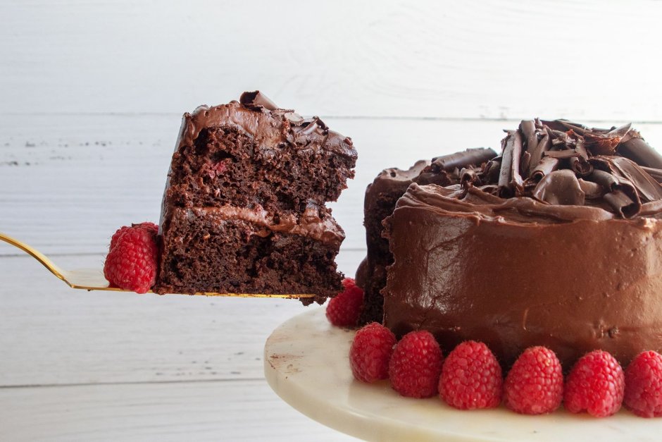 Шоколадный торт для двоих