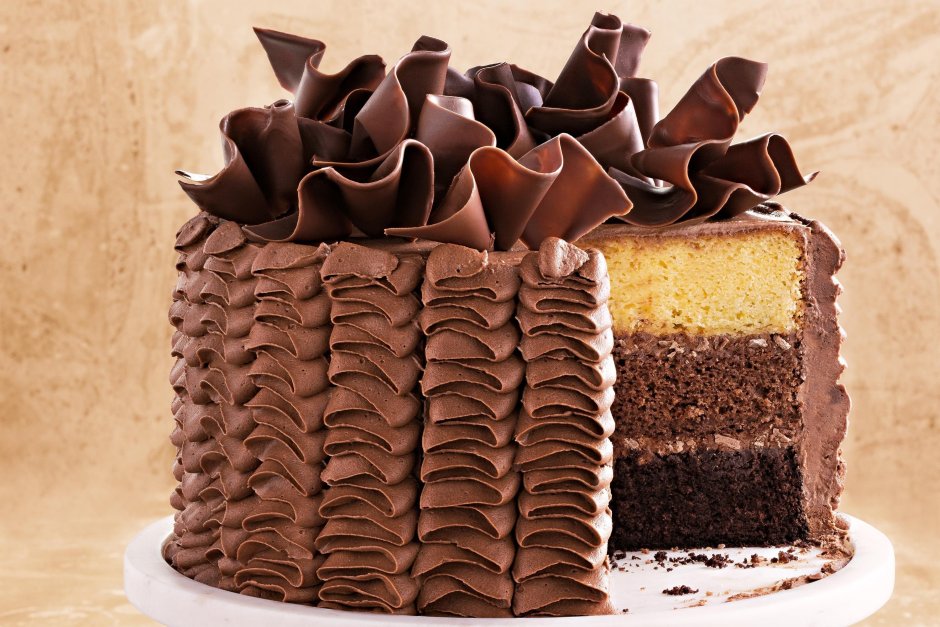Шоколадный прешоколадный торт
