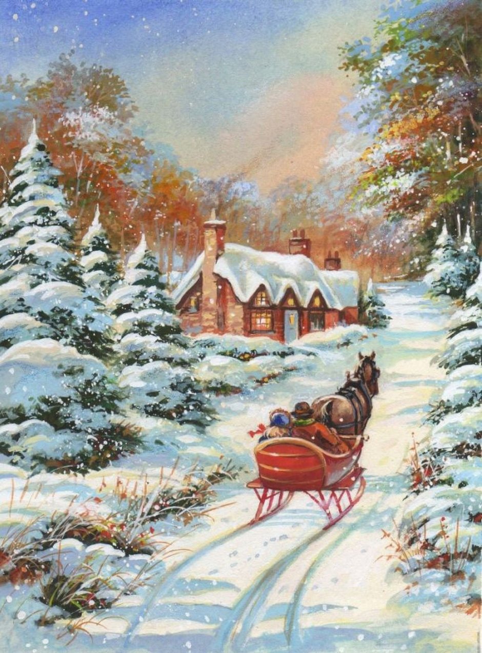Джим Митчелл картины зима