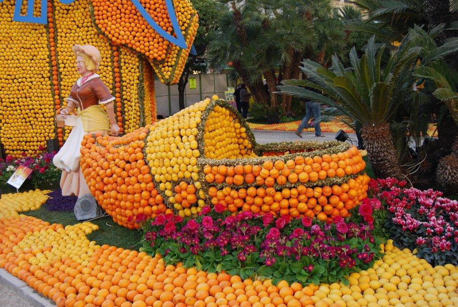 Фестиваль апельсинов во Франции