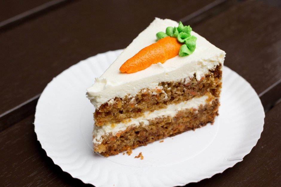 Морковный торт с абрикосовым конфи