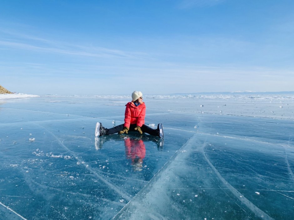 Чистый лед на Байкале 2022