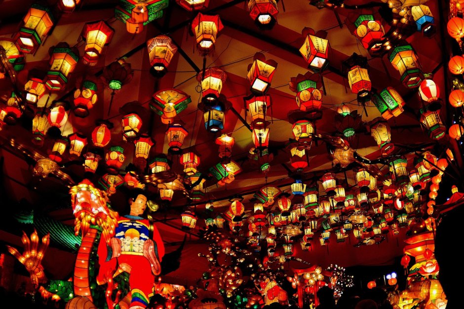 Фестиваль фонарей в Японии