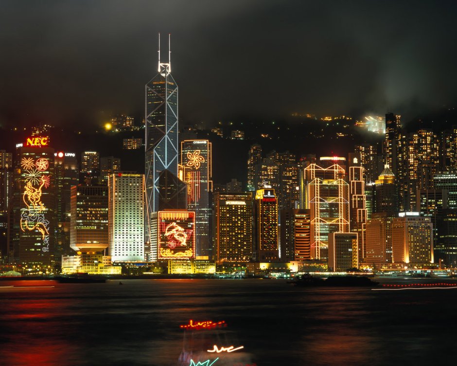 Гонконг симфония огней