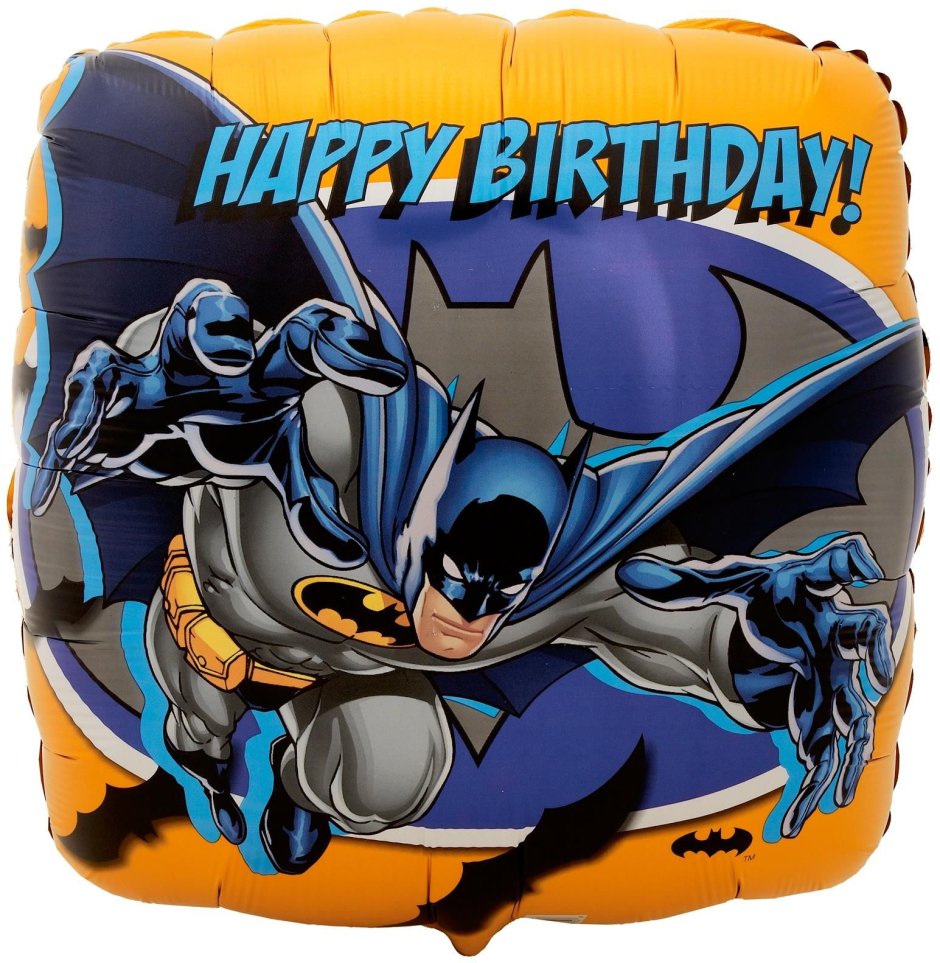 Открытка с Бэтменом на день рождения