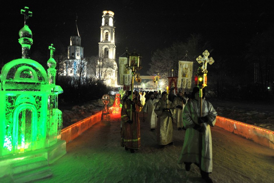 Раифа монастырь, праздник зимой 2022