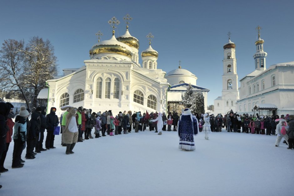 Раифский монастырь Казань зимой
