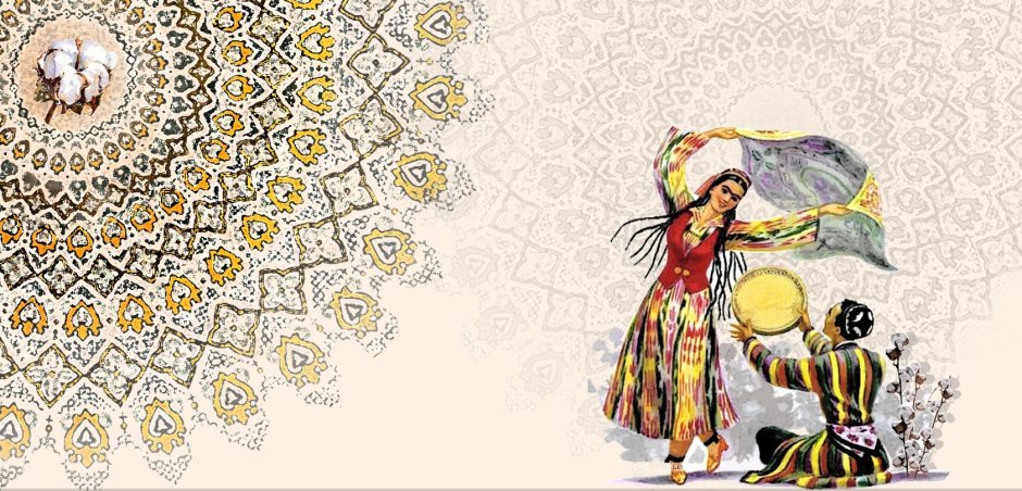 Казахский танец живопись