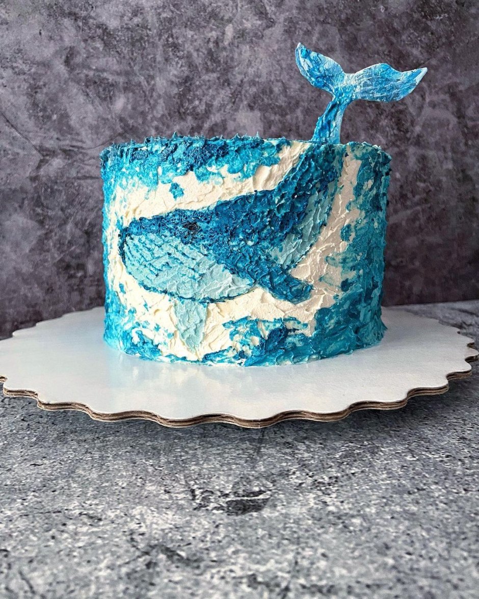 Торт с китом