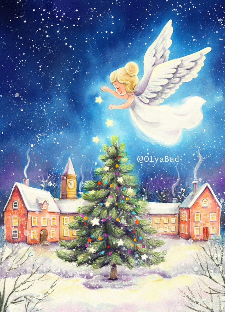 “Рождественский ангел” Татьяны Якутиной.