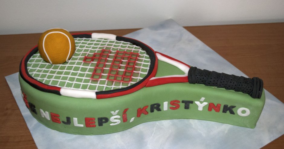 Торт для теннисиста на день рождения