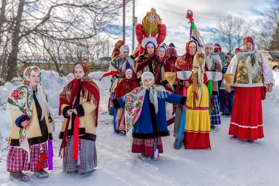 Народные гуляния на Масленицу