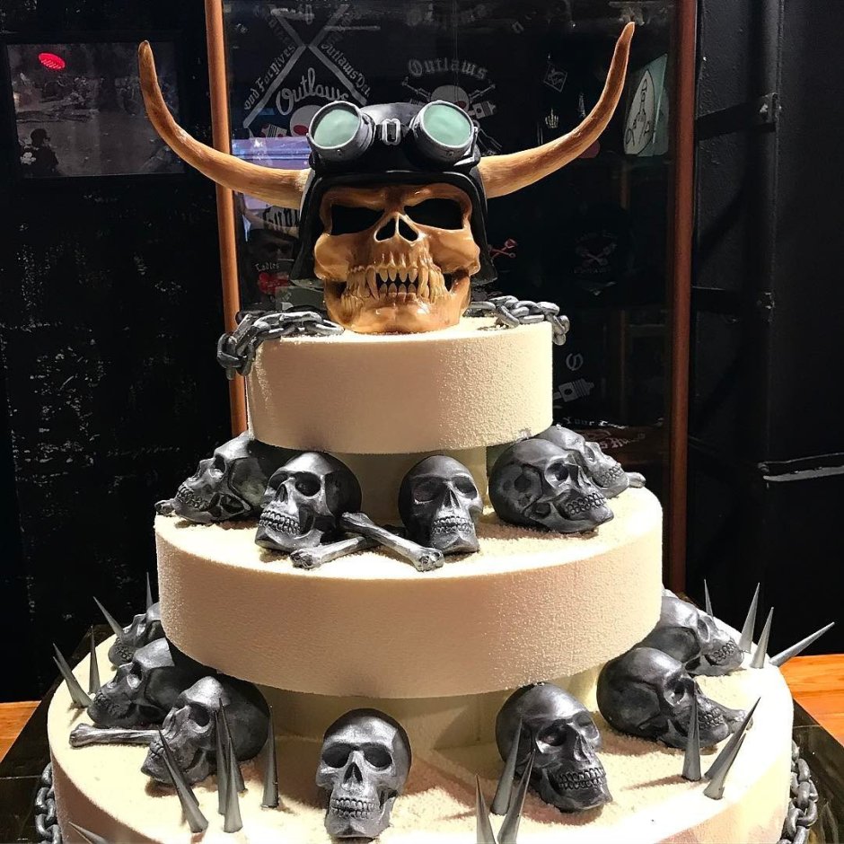 Торт в стиле рок