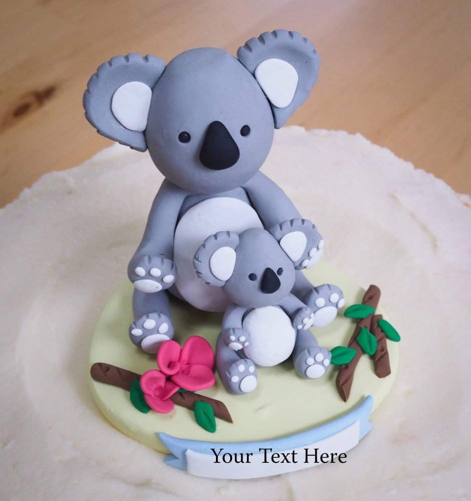 Детский торт с коалой