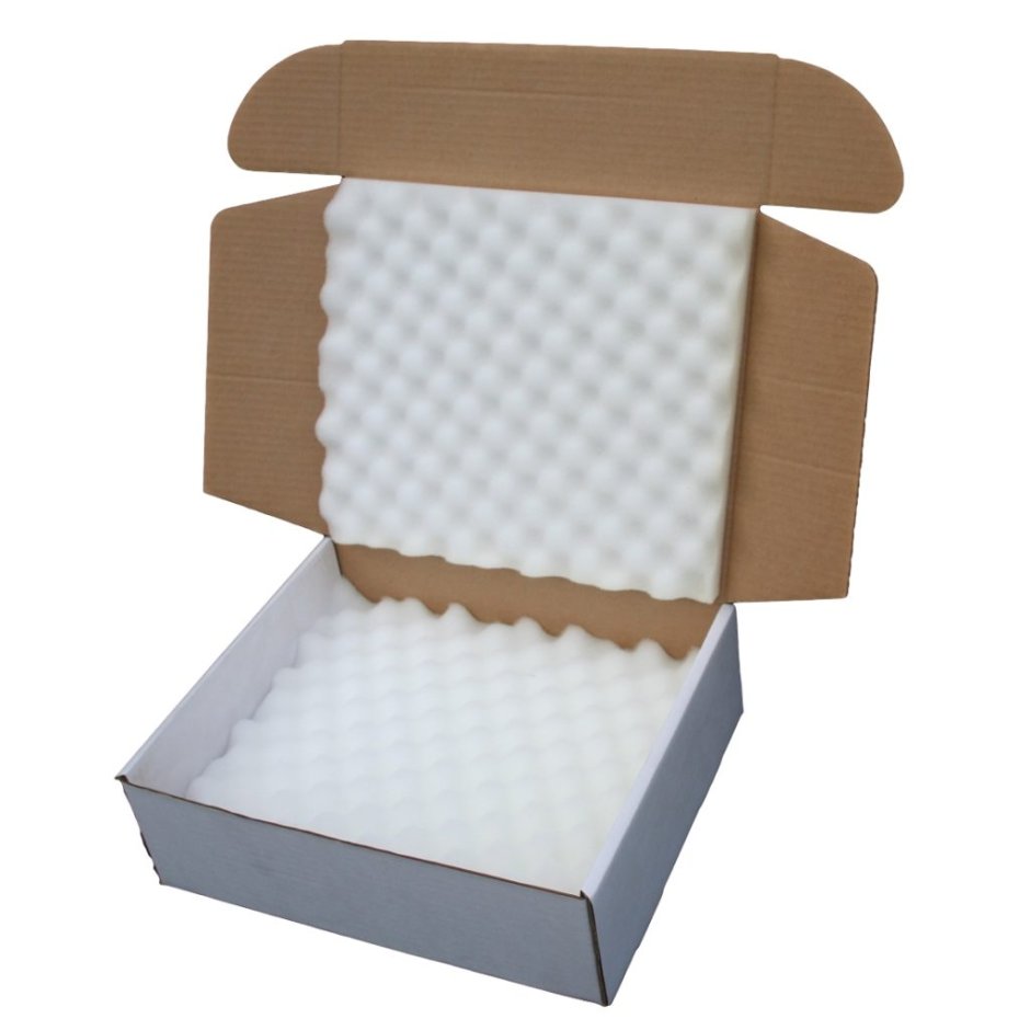 Упаковка картонная коробка с пенопластом