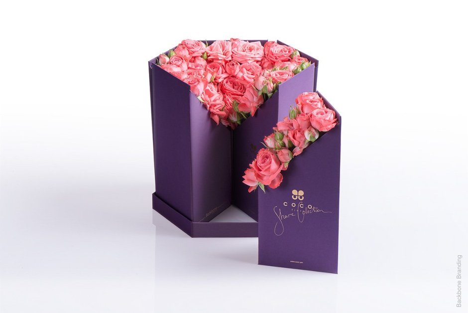 Коробки для упаковки цветов