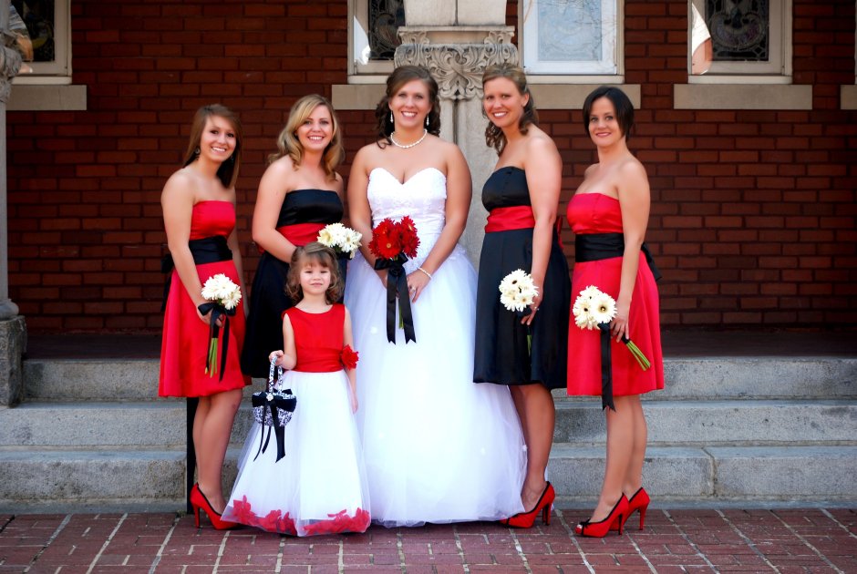 Свадьба в черно Красном стиле