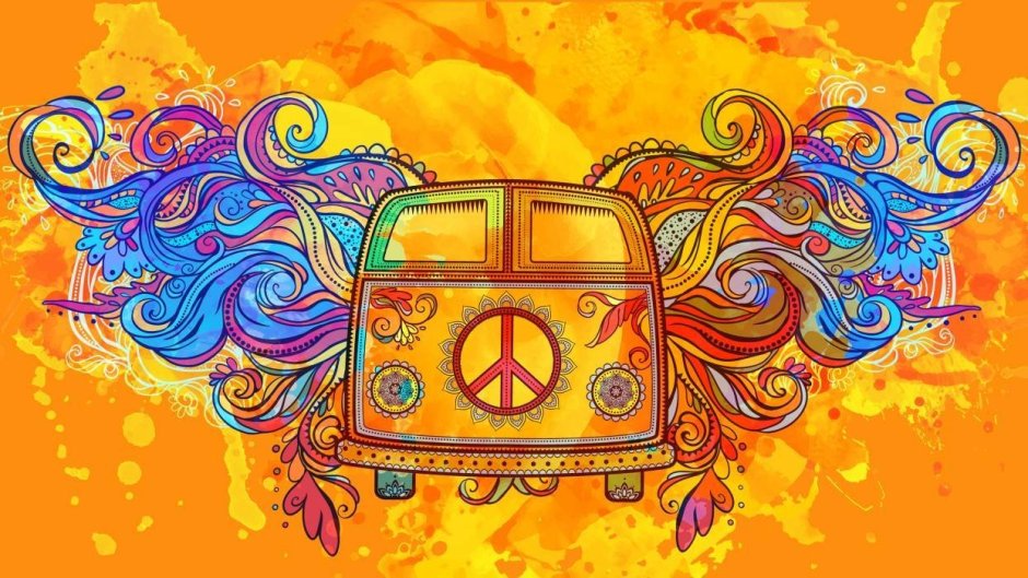 Автобус хиппи Woodstock