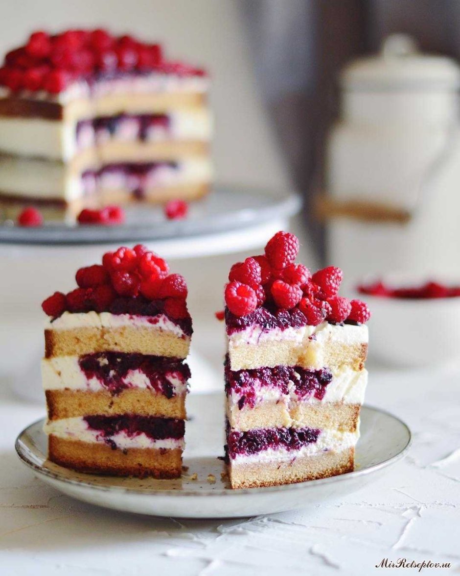 Торт ванильная ягода