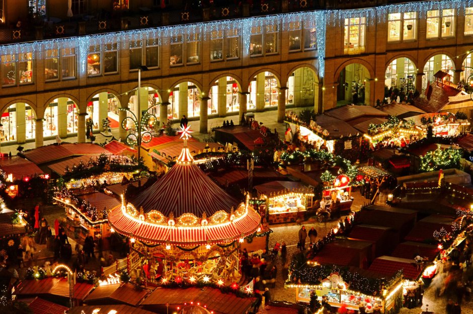 Рождество в Германии Дрезденский базар