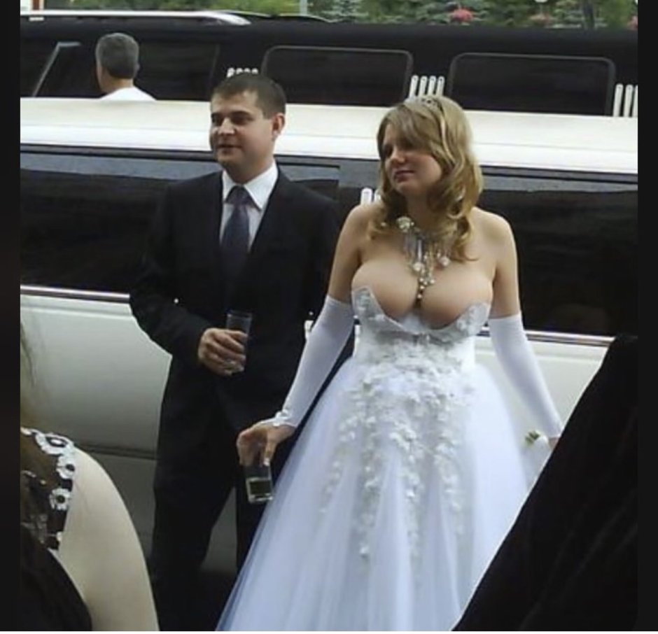 Нелепые Свадебные платья