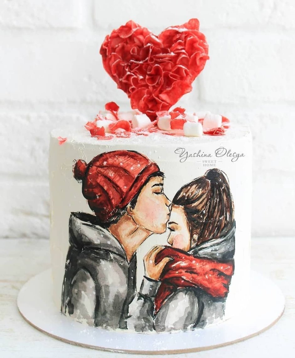Торт для влюблённых