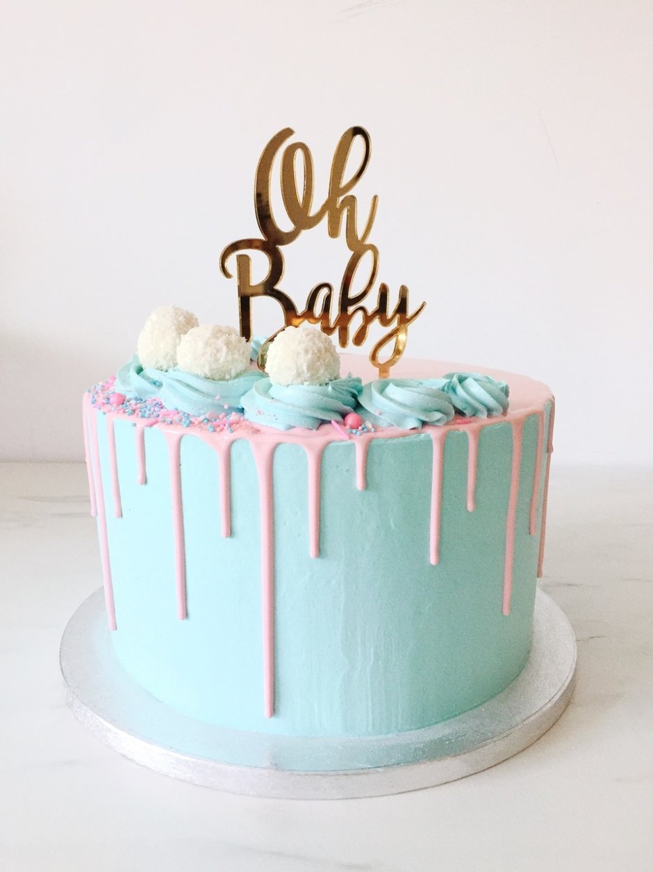 Baby Shower торт пол ребенка