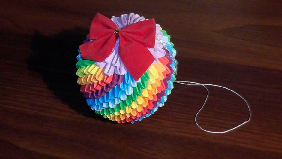 Модульное оригами шарик