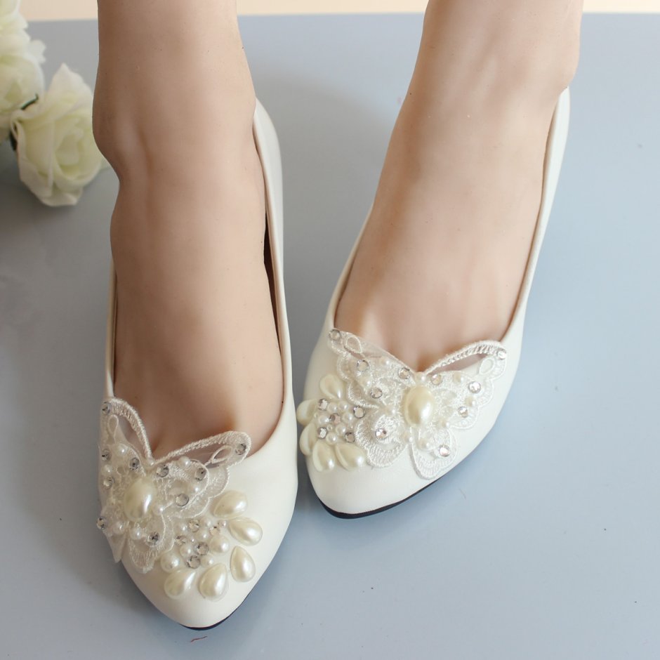 Свадебные туфли балетки