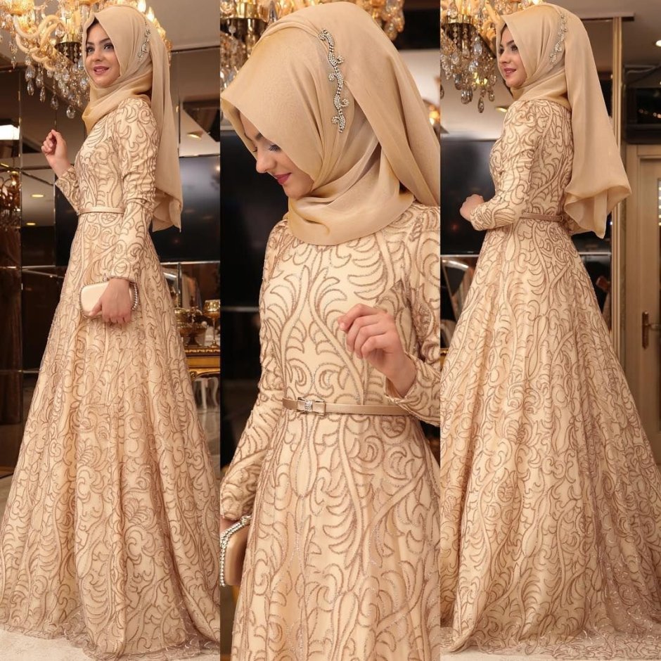 Свадебные мусульманские платья в свадебных салонах