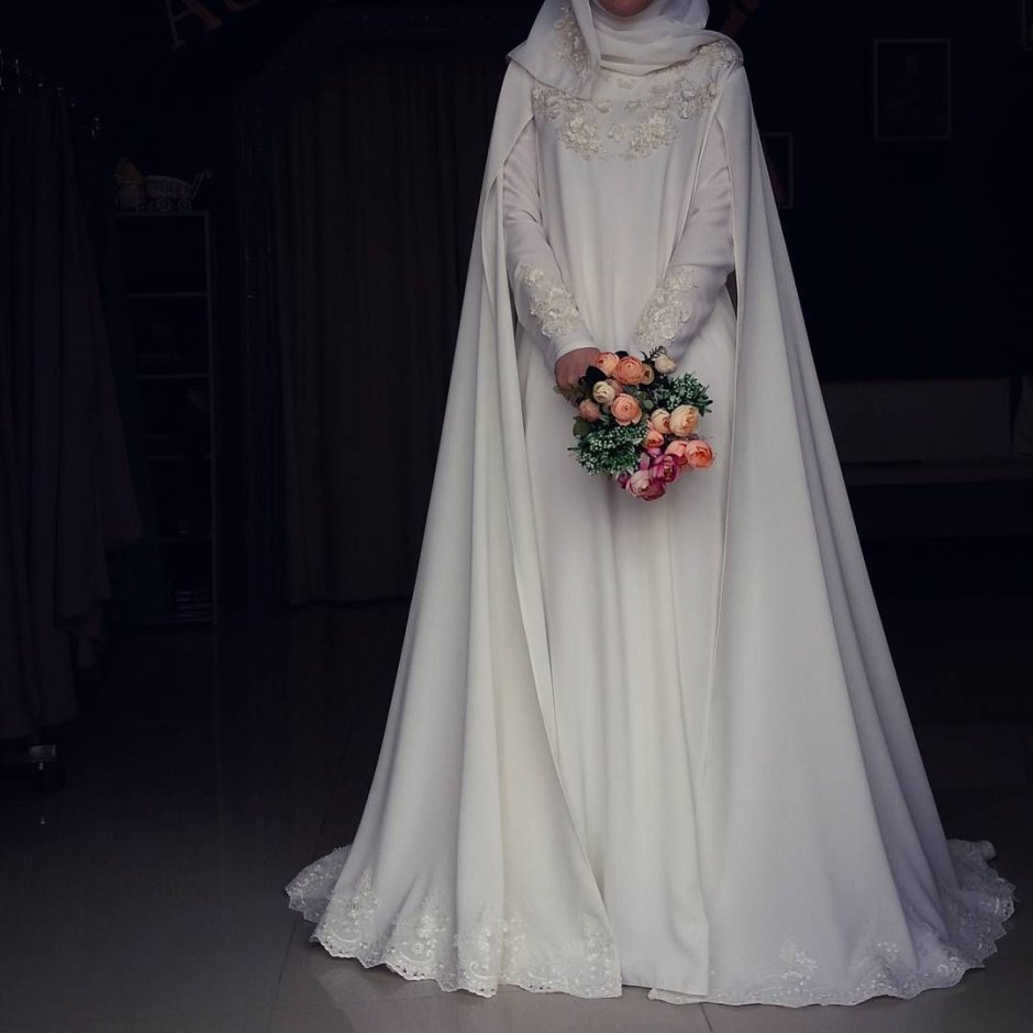 Хиджаб платье на свадьбу дизайн