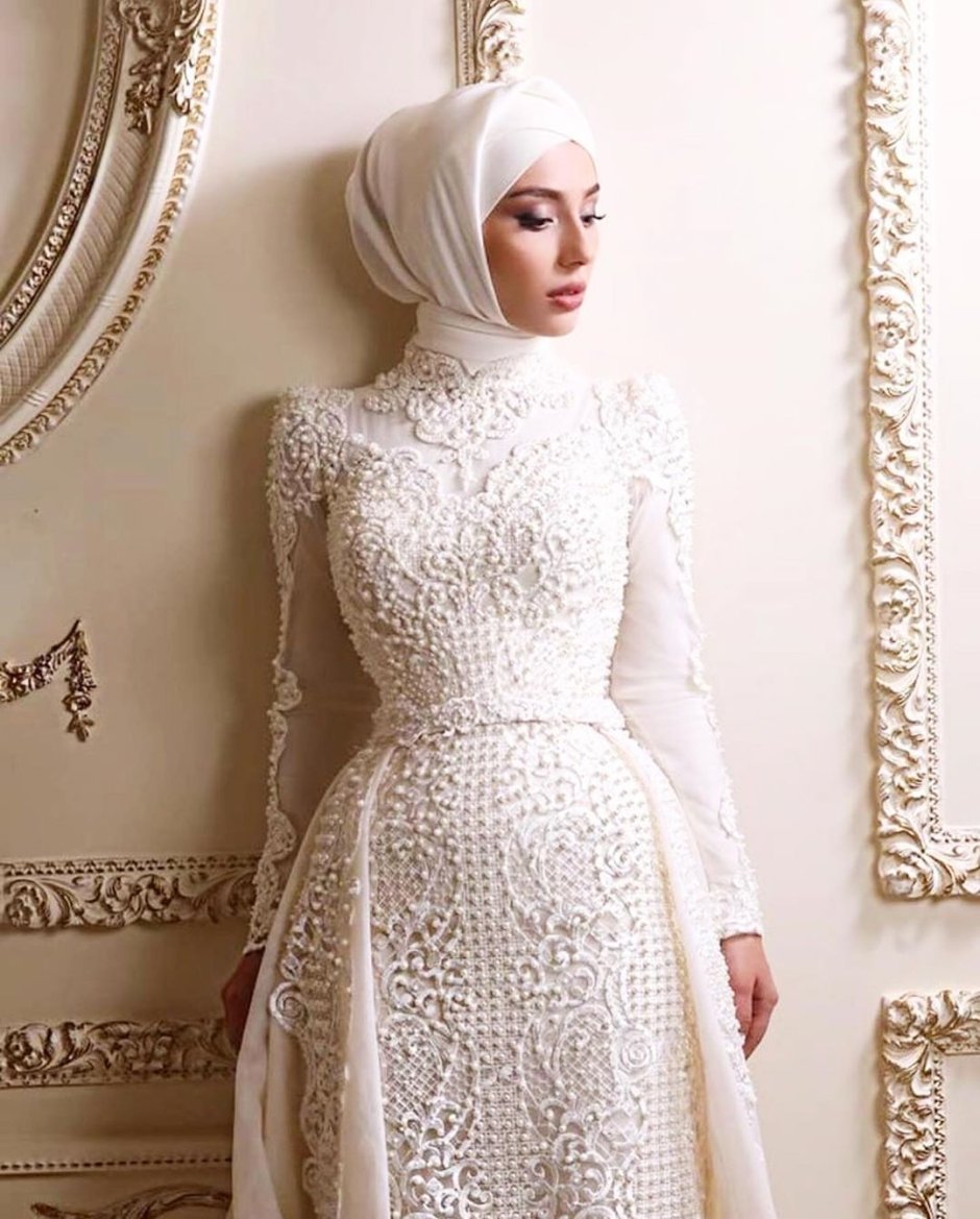 Свадебные платья абайки для мусульман