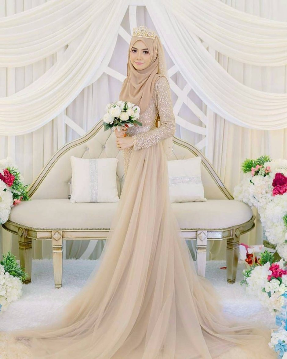 Свадебные платья 2022 для мусульманок