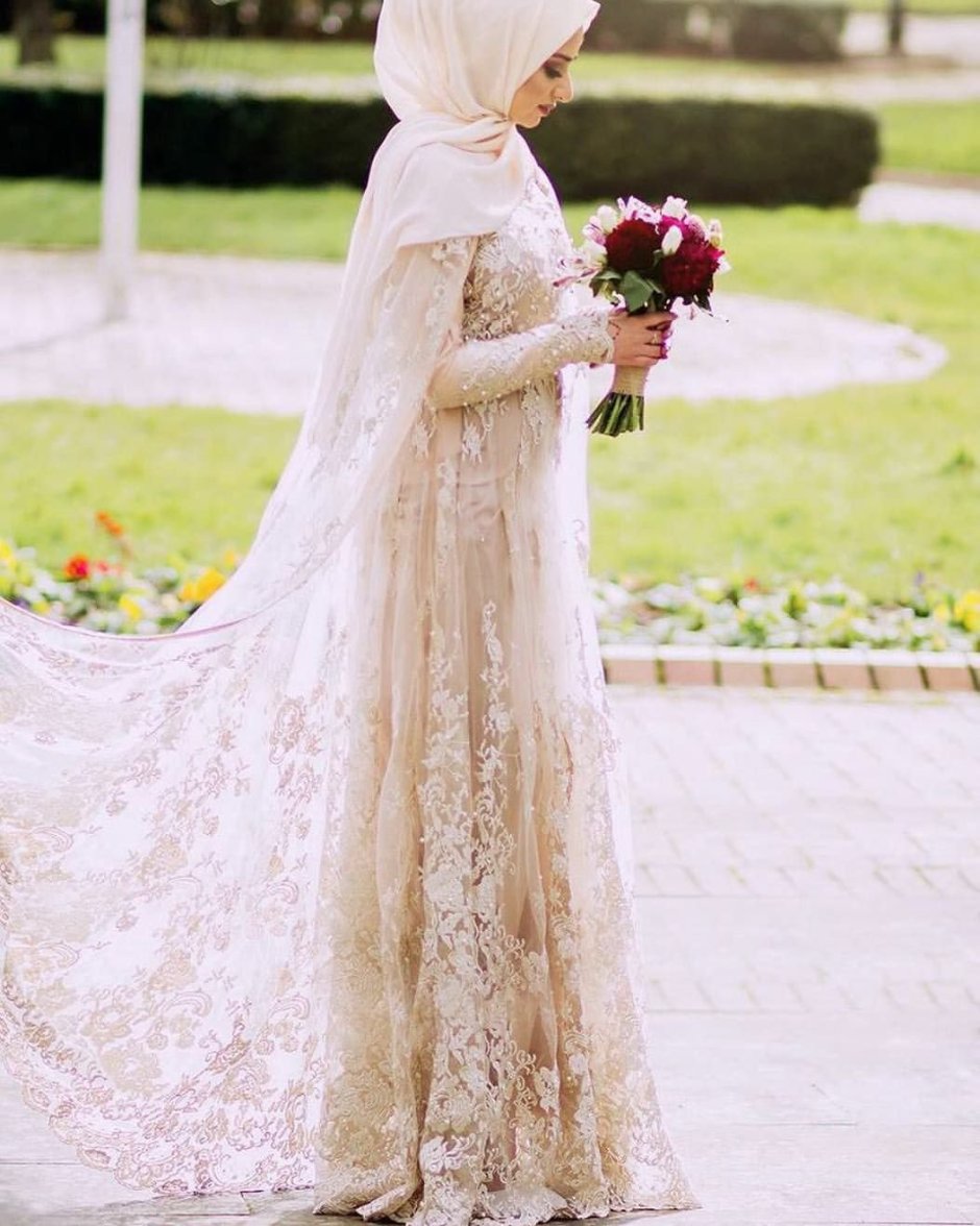 Мусульманские платья на свадьбу