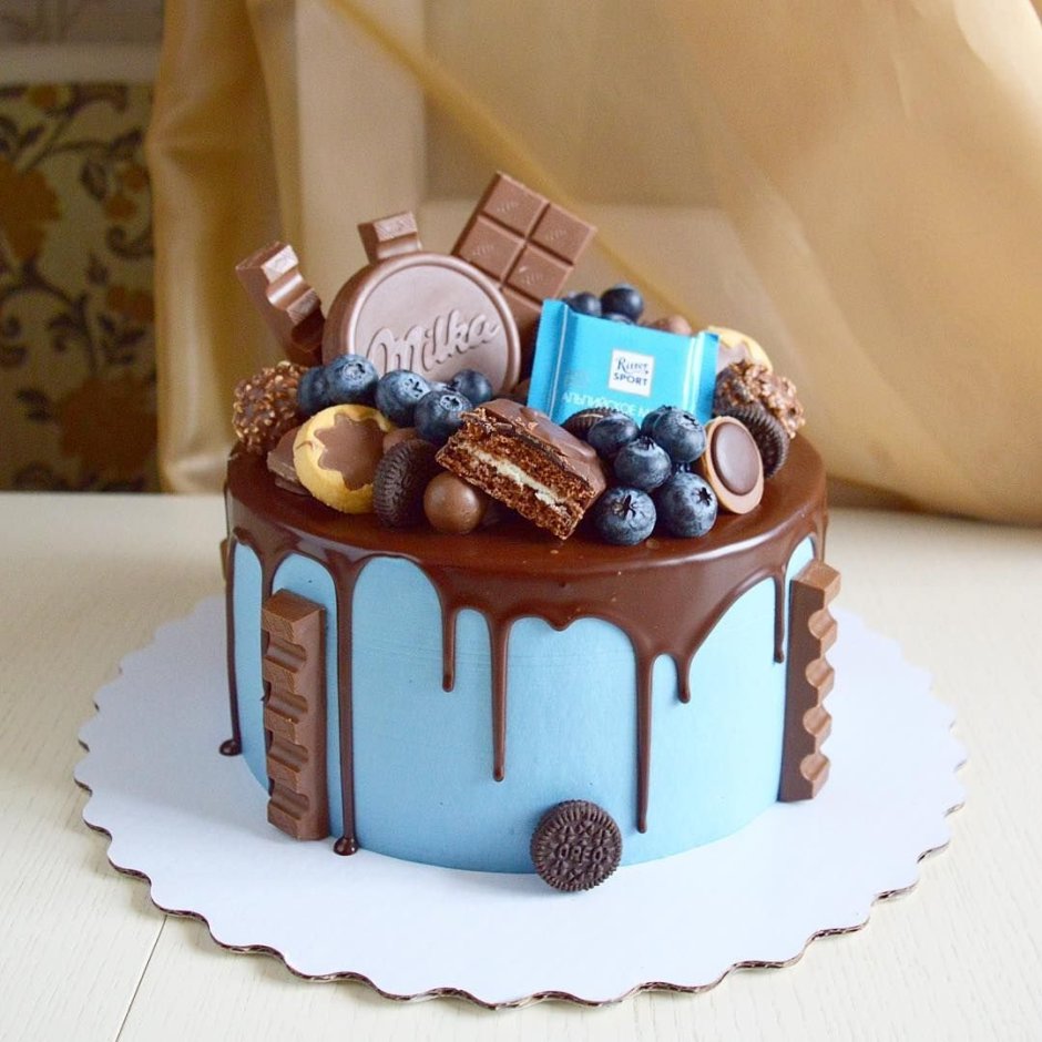 Декор торта для мальчика
