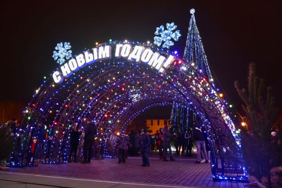 Новогодняя Баумана Казань 2022